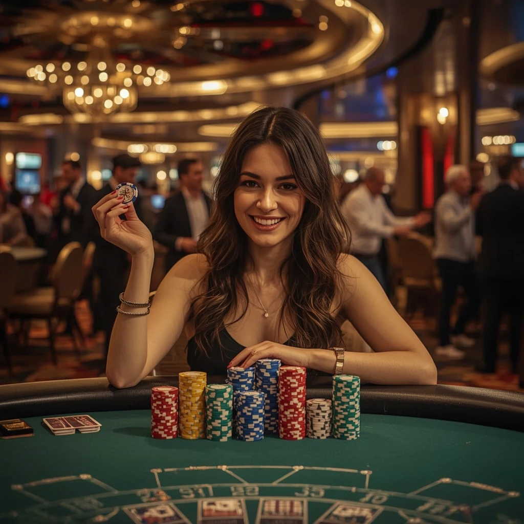 bonus nelle mani di un uomo al Gama Casino