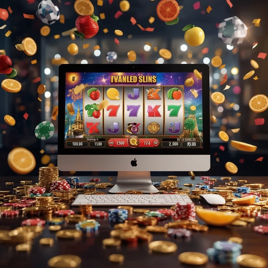slot machine sul monitor GAMA CASINO